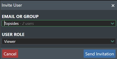 Convidar grupos