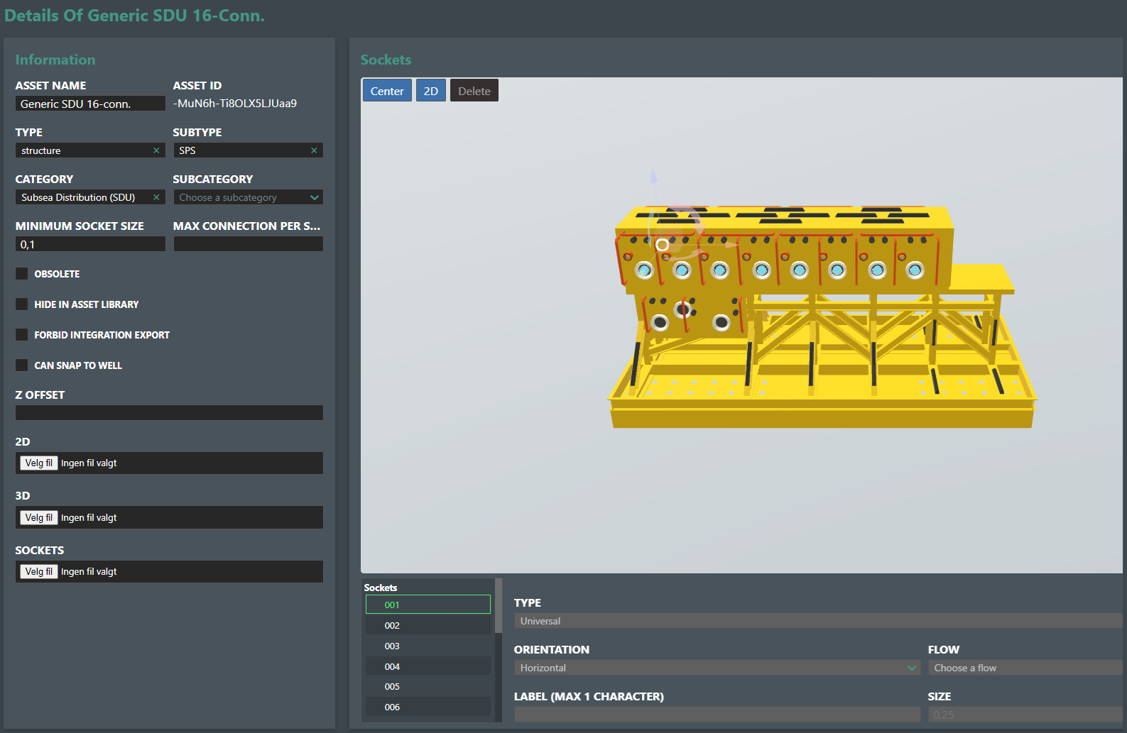 Asset Details