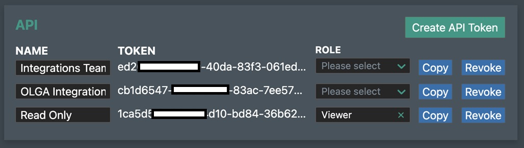 API User Role
