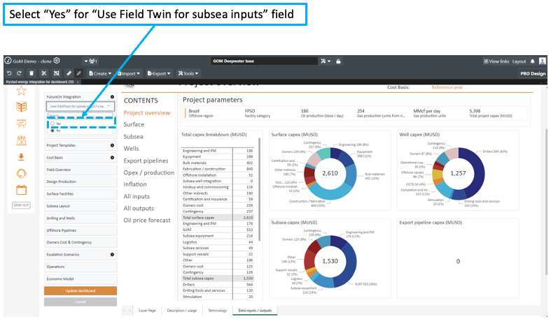Rystad configure
