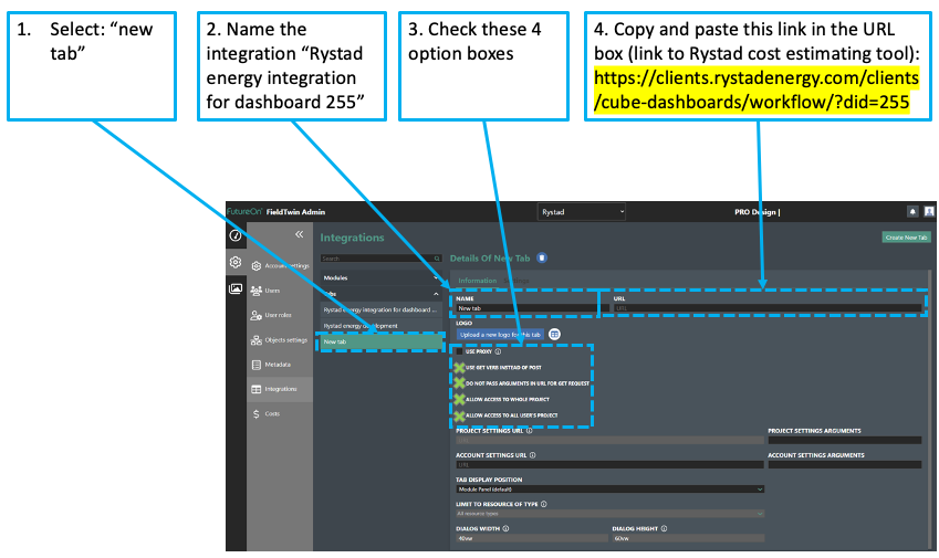Integration Setup