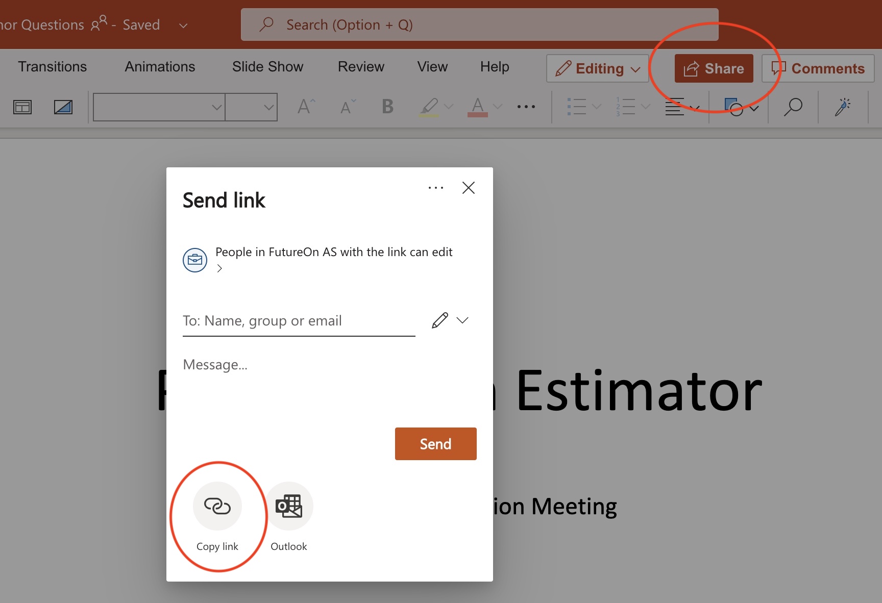 Copy link to document