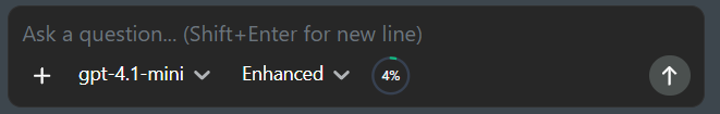 Chat input