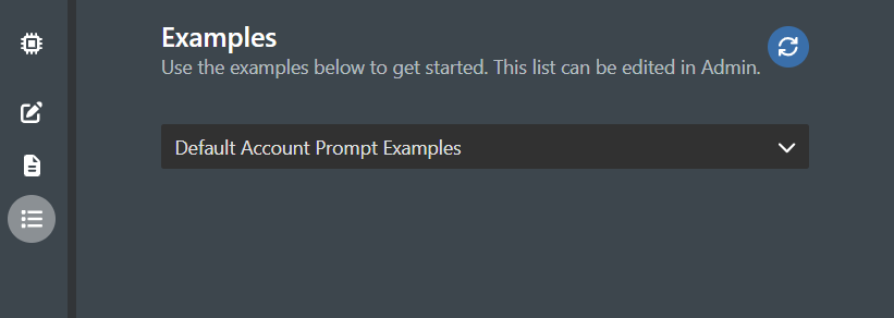 Examples view