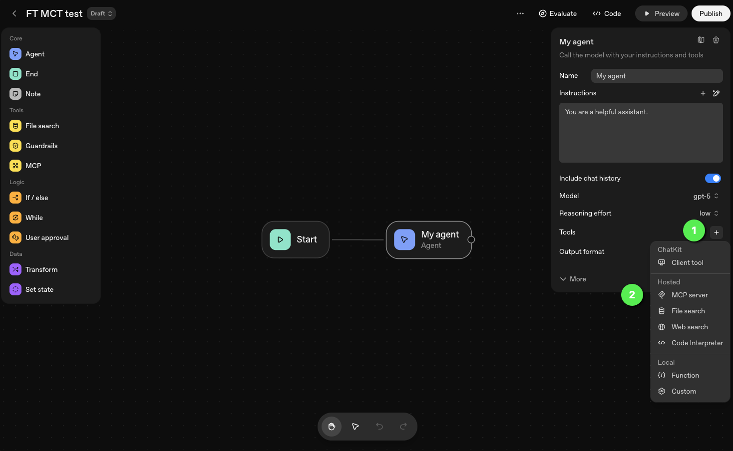 OpenAI Add Tools to Agent