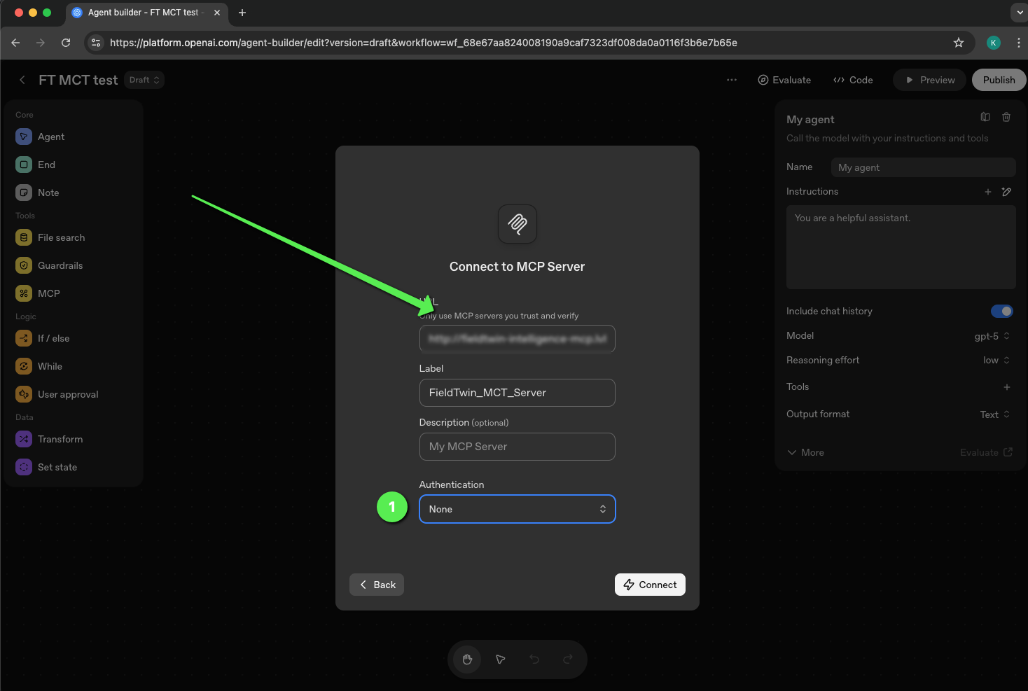 OpenAI Connect to MCP Server