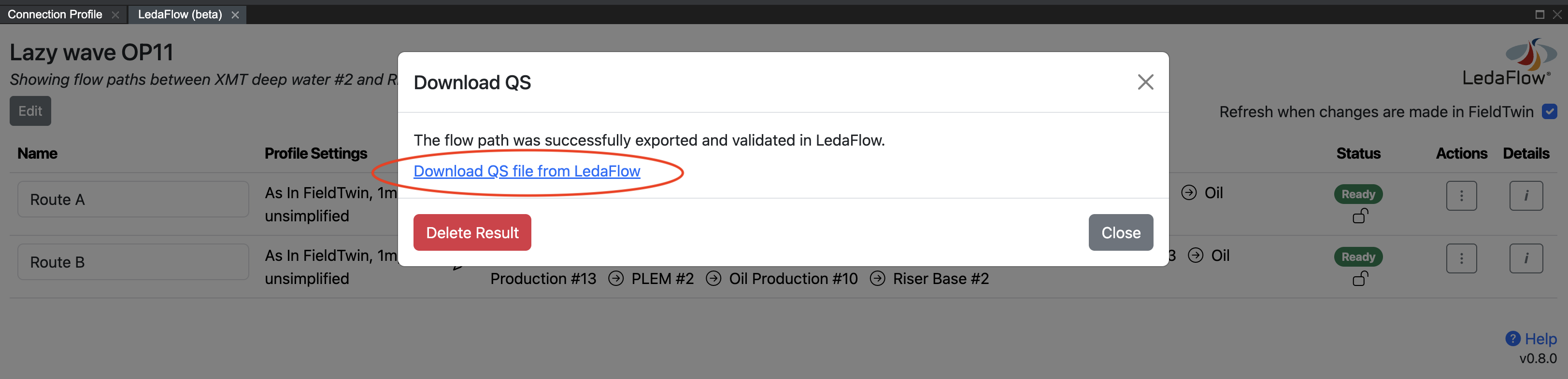 Download the QS file