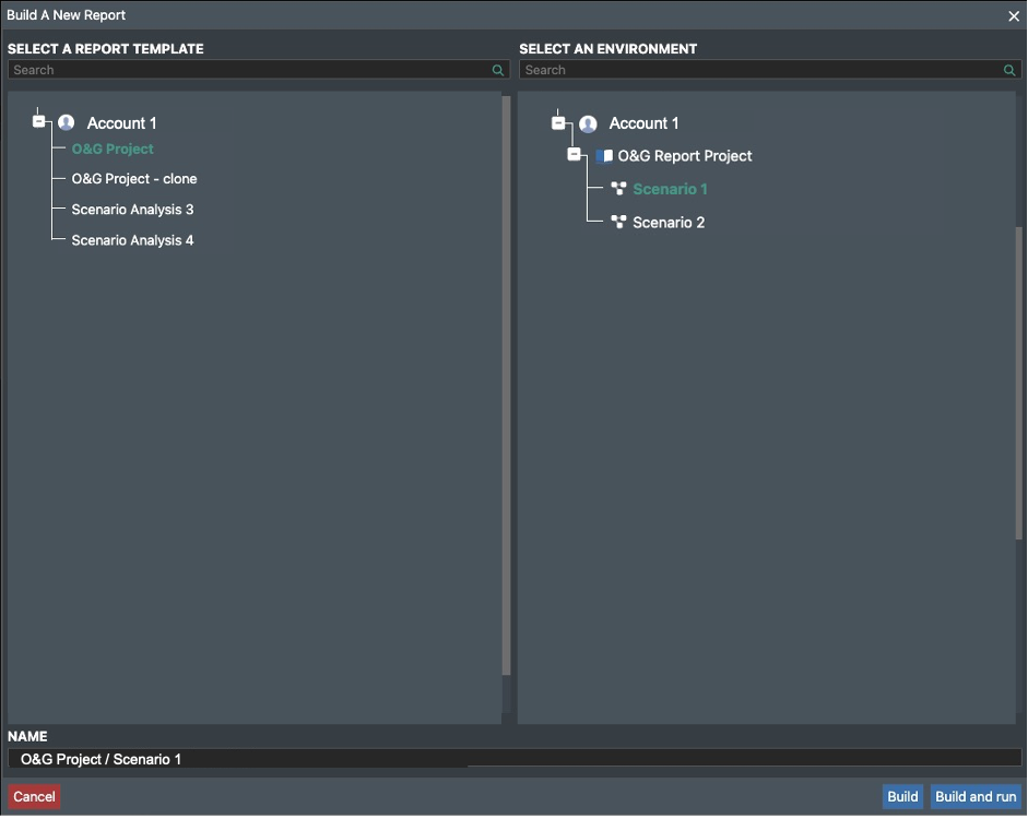 Report screenshot