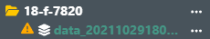 No path generation file selected warning indicator