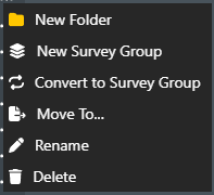 Folder actions