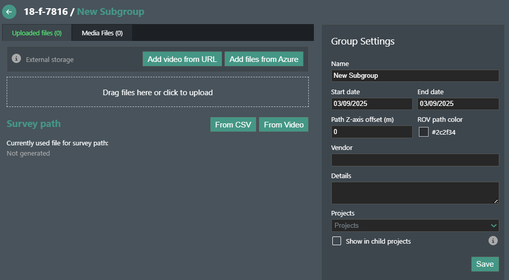 New subgroup view