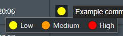 Comment priority change