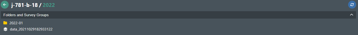 Folder view
