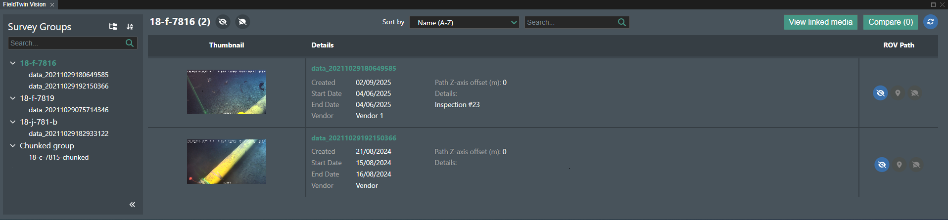User main view