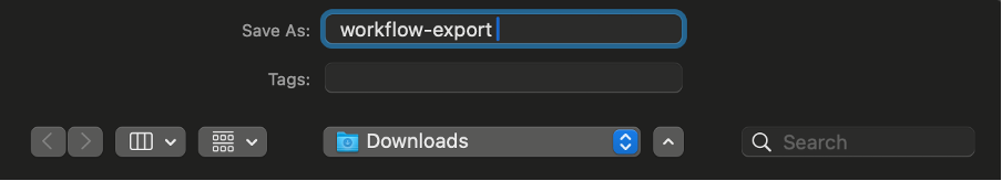 Task Export